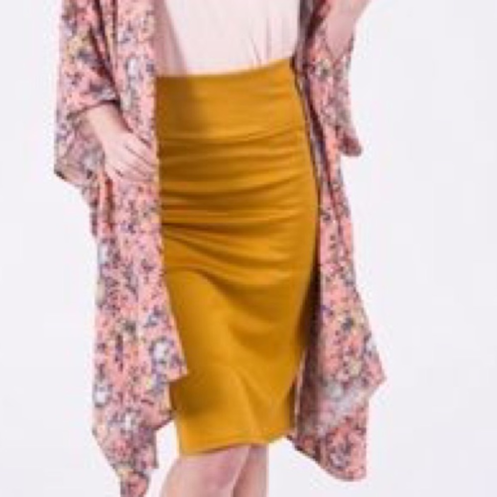NWT Agnes and Dora casual knit pencil skirt